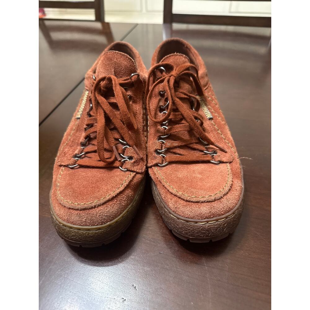 Mephisto Rainbow Originals Men Size 10 Brown Suede Leather Comfort Shoes France